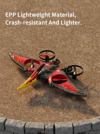 Pterosaur Warplane RC Flying Dinosaur Drone – High-Speed LED Air Glider (14+)